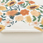 Couverture Sherpa Blanche-polaire Abstraite Sherpa (3/4)