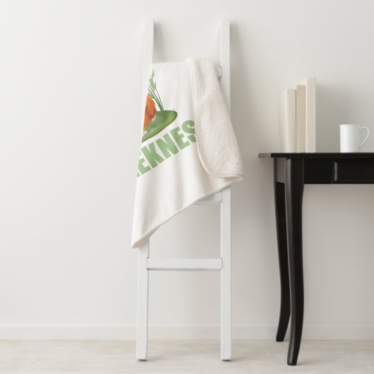 Couverture Sherpa Blanche Sherpa (En situation)