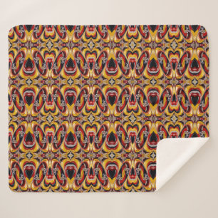 Couverture Sherpa Blanche Sherpa aux couleurs belges