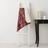 Couverture Sherpa Blanche Sherpa aux couleurs turques (En situation)