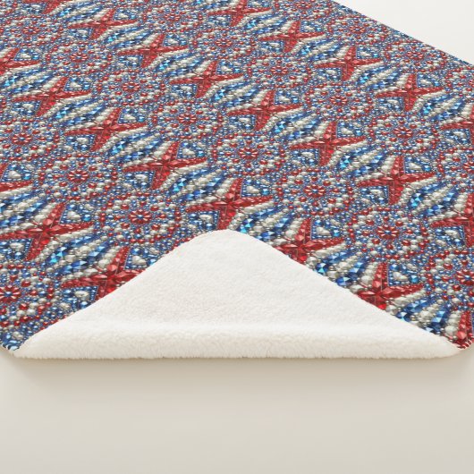 Couverture Sherpa Blanche Sherpa avec design aux couleurs Pays-Bas (3/4)