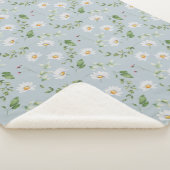 Couverture Sherpa Blanche Sherpa bleu pâle (3/4)