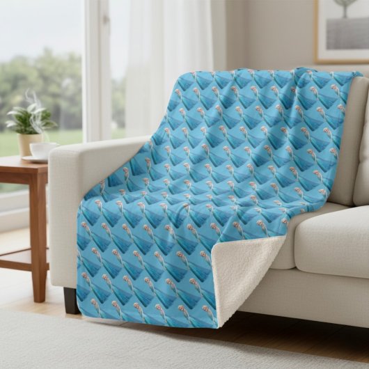 Couverture Sherpa Blanche Sherpa congelée