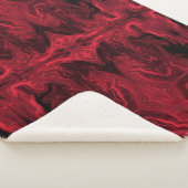 Couverture Sherpa Blanche Sherpa Fumée Rouge (3/4)