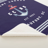 Couverture Sherpa Blanche Sherpa Nautique (3/4)