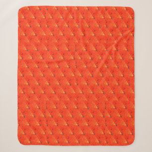 Couverture Sherpa Blanche Sherpa Orange
