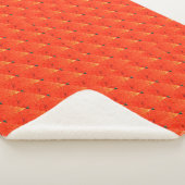 Couverture Sherpa Blanche Sherpa Orange (3/4)