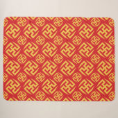 Couverture Sherpa Blanche Sherpa Orientale Chinoise (Devant (Horizontal))