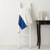 Couverture Sherpa Blanche Sherpa patriotique avec drapeau de la Finl (En situation)