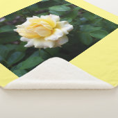 Couverture Sherpa Blanche Sherpa Rose Jaune (3/4)