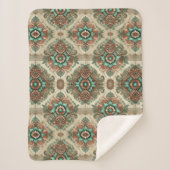 Couverture Sherpa Blanche Sherpa Traditionnelle (Devant)