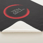 Couverture Sherpa Blanche Sherpa Zen Rouge (3/4)