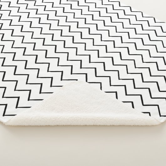 Couverture Sherpa blanket zigzag geometric (3/4)