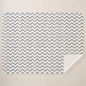 Couverture Sherpa blanket zigzag geometric (Devant (Horizontal))
