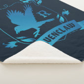 Couverture Sherpa Blason de la maison RAVENCLAW™ orné (3/4)