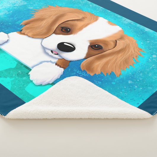Couverture Sherpa Blenheim Cavalier Spaniel Chiot (3/4)