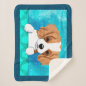 Couverture Sherpa Blenheim Cavalier Spaniel Chiot (Devant)
