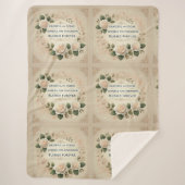 Couverture Sherpa Blessed Forever art IA  (Devant)