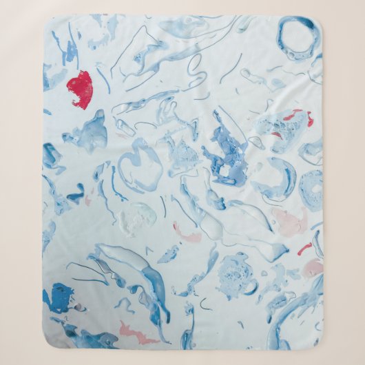 Couverture Sherpa Bleu (Devant)