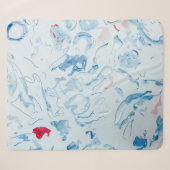 Couverture Sherpa Bleu (Devant (Horizontal))