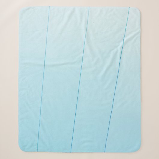 Couverture Sherpa Bleu (Devant)