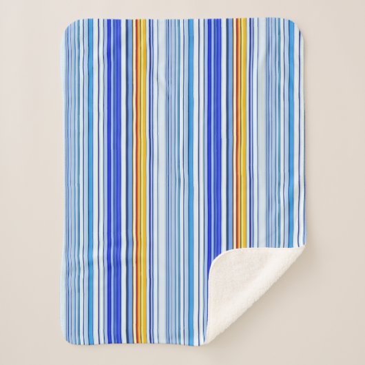 Couverture Sherpa Bleu (Devant)