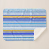 Couverture Sherpa Bleu (Devant (Horizontal))