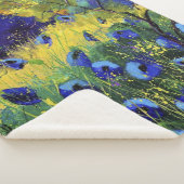 Couverture Sherpa Bleu automne, Art (3/4)