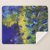 Couverture Sherpa Bleu automne, Art (Devant (Horizontal))