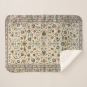 Couverture Sherpa Bleu de bébé Dusty Kashan  (Devant (Horizontal))