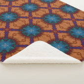 Couverture Sherpa Bleu de cuivre (3/4)