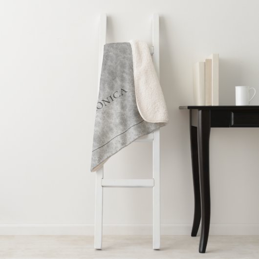 Couverture Sherpa Bleu Dragonfly Damas (En situation)