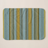 Couverture Sherpa Bleu et or (Devant (Horizontal))