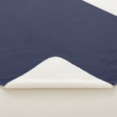 Couverture Sherpa Bleu Uni pour un Confort Ultime (3/4)