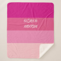 Blocage de couleur rose, bande horizontale