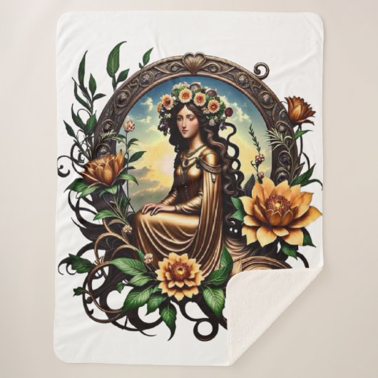 Couverture Sherpa Blossom (Devant)