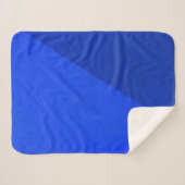 Couverture Sherpa Blue and black wooden board (Devant (Horizontal))