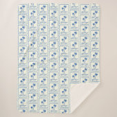 Couverture Sherpa Blue Cove (Devant)