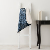 Couverture Sherpa Blue Eiffel Tower Grunge Sherpa Blanket (En situation)
