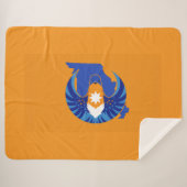 Couverture Sherpa Blue Wing Alliance Missouri Rebel Blanket (Devant (Horizontal))