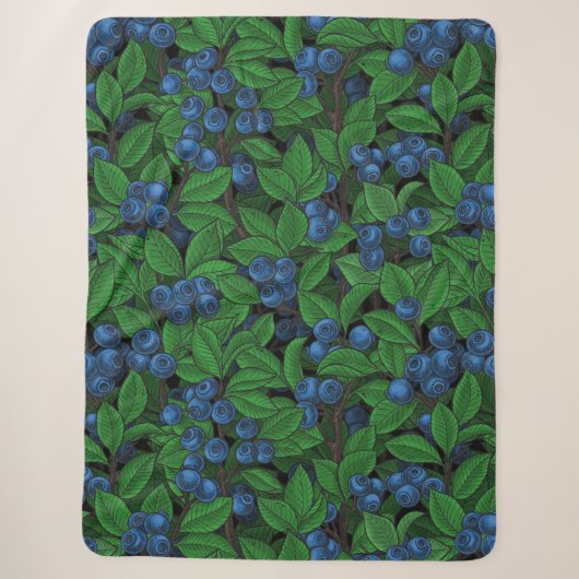 Couverture Sherpa Blueberry (Devant)