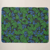 Couverture Sherpa Blueberry (Devant (Horizontal))