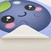 Couverture Sherpa Blueberry de Kawaii (3/4)