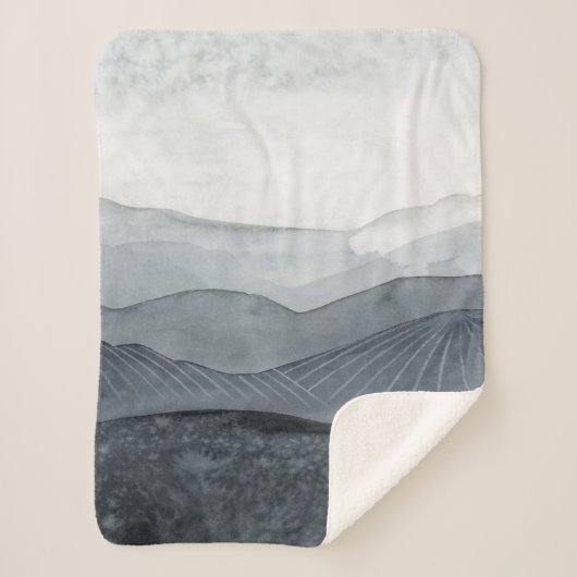 Couverture Sherpa Blustering Grey Valley (Devant)