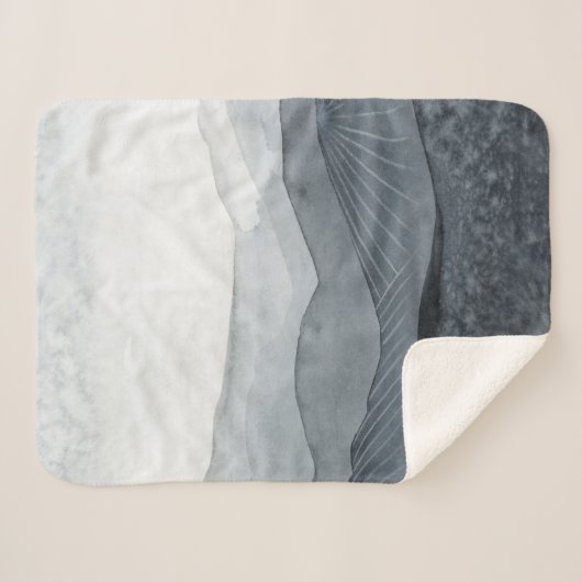 Couverture Sherpa Blustering Grey Valley (Devant (Horizontal))