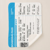Couverture Sherpa Boarding Pass (blue) (Devant)
