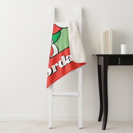 Couverture Sherpa BOGS BUNNY™ Père Noël Waving (En situation)