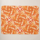 Couverture Sherpa Bohème Tourbillon Soleil Levant (Devant (Horizontal))