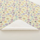 Couverture Sherpa Boho motif 02,w LYellow BG (3/4)