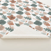 Couverture Sherpa BOHO Motif esthétique A12x4.blanc (3/4)